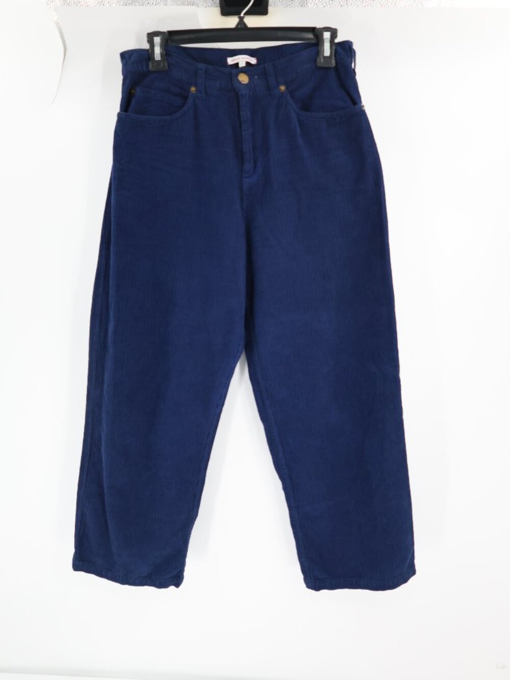 Frances Valentine Pants Womens 2 Corduroy Straight Wide Leg Cropped High Waist